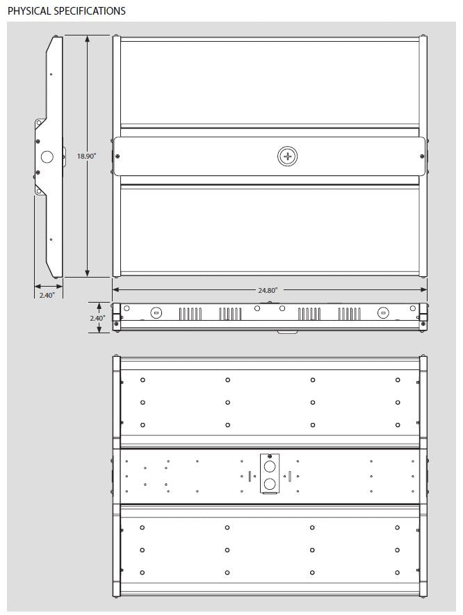 LHBF2 Series: High Performance LED High Bay Lighting Fixtures For