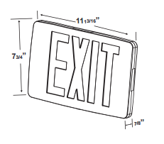 Thermo Plastic, Low Profile Exit (NHL-BELP)