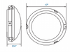 MSS & MSL Series (LED Moonglow Bulkhead)