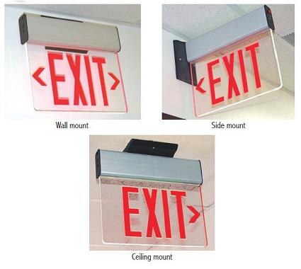 Locate Exits With Ease by Installing the Surface Edgelit Sign